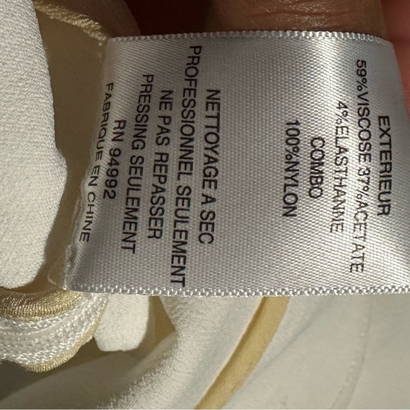 Jonathan Simkhai Asymmetrical White Lace Skirt Size M - Picture 6 of 6